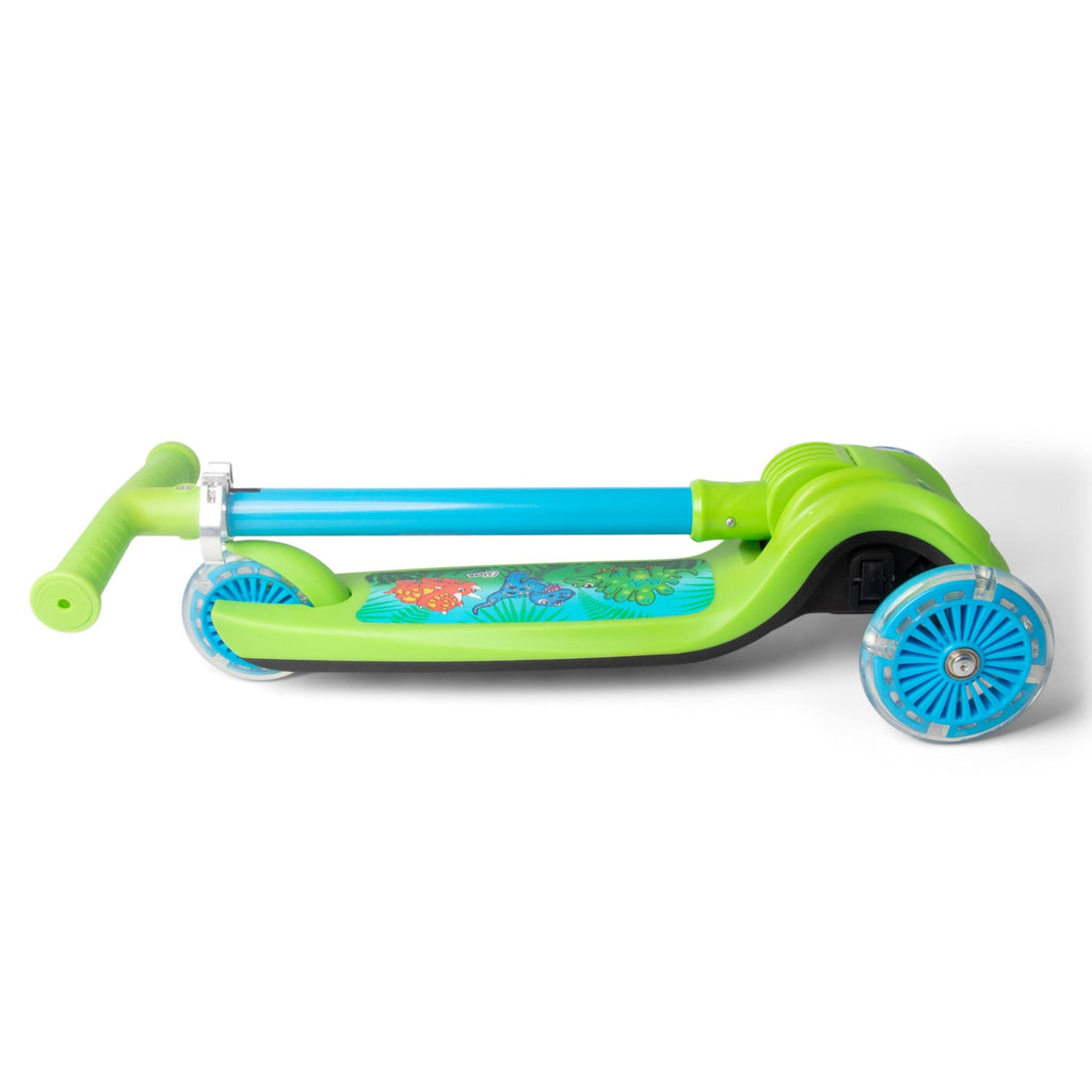 Trottinette lumineuse pliable Dinosaur Trail Twist