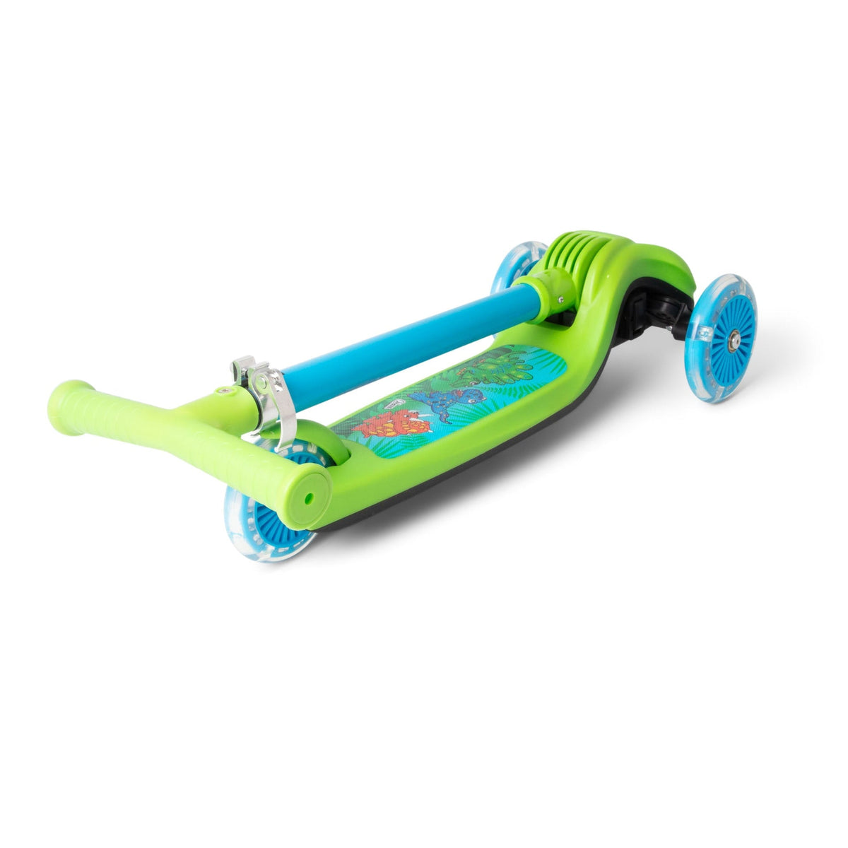 Trottinette lumineuse pliable Dinosaur Trail Twist