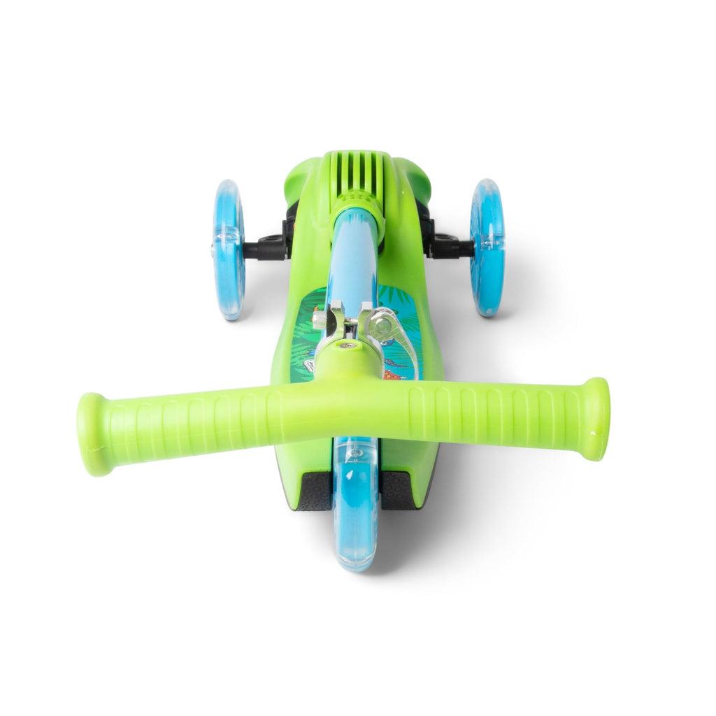 Trottinette lumineuse pliable Dinosaur Trail Twist
