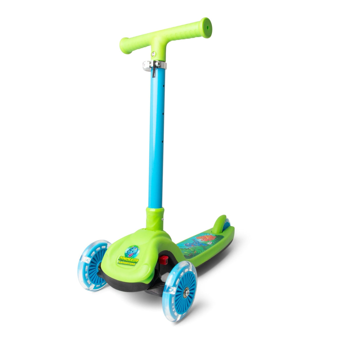 Trottinette lumineuse pliable Dinosaur Trail Twist