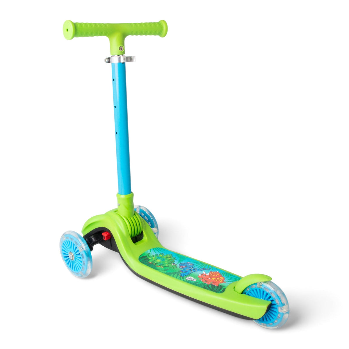 Trottinette lumineuse pliable Dinosaur Trail Twist