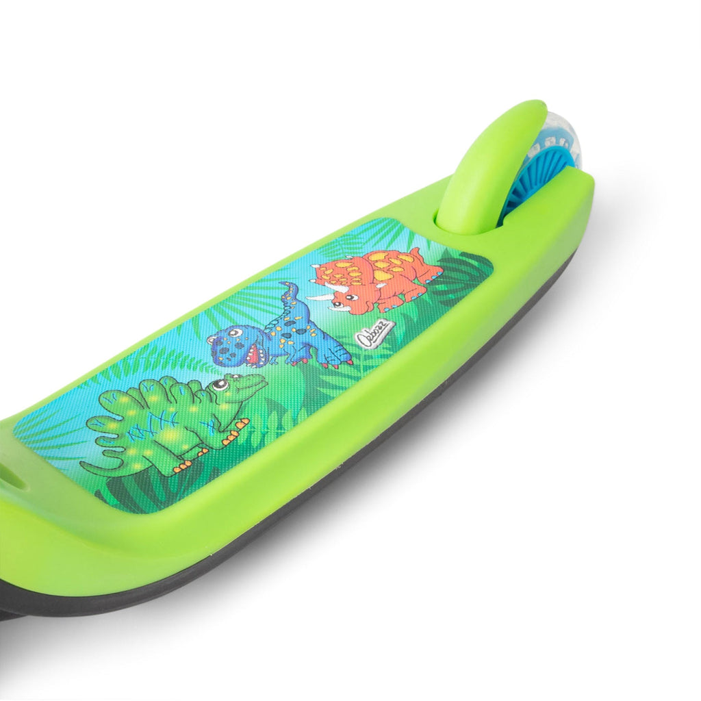 Trottinette lumineuse pliable Dinosaur Trail Twist