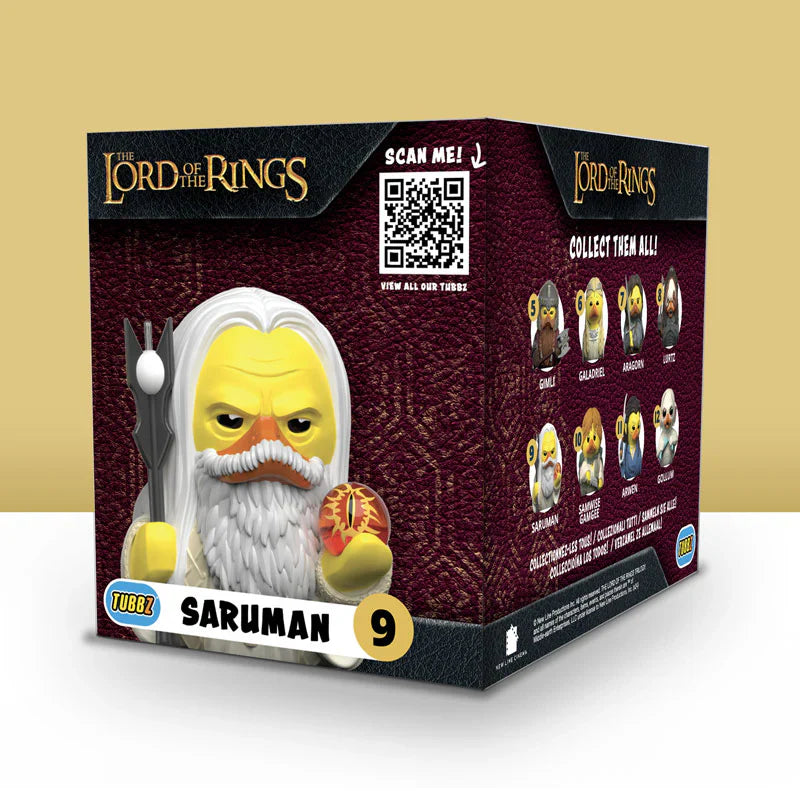 official lord of the rings saruman tubbz boxed edition 