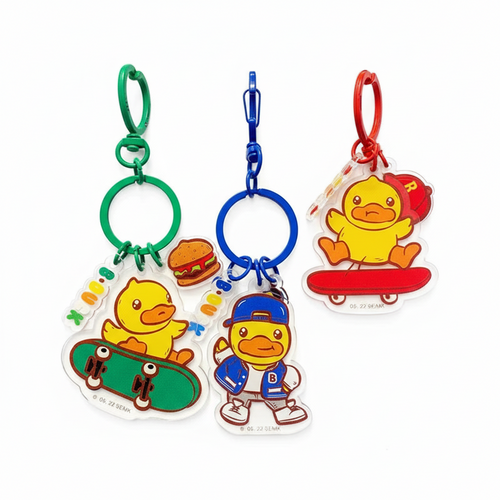 Porte-Clés Canard Skateboard – vue produit 1