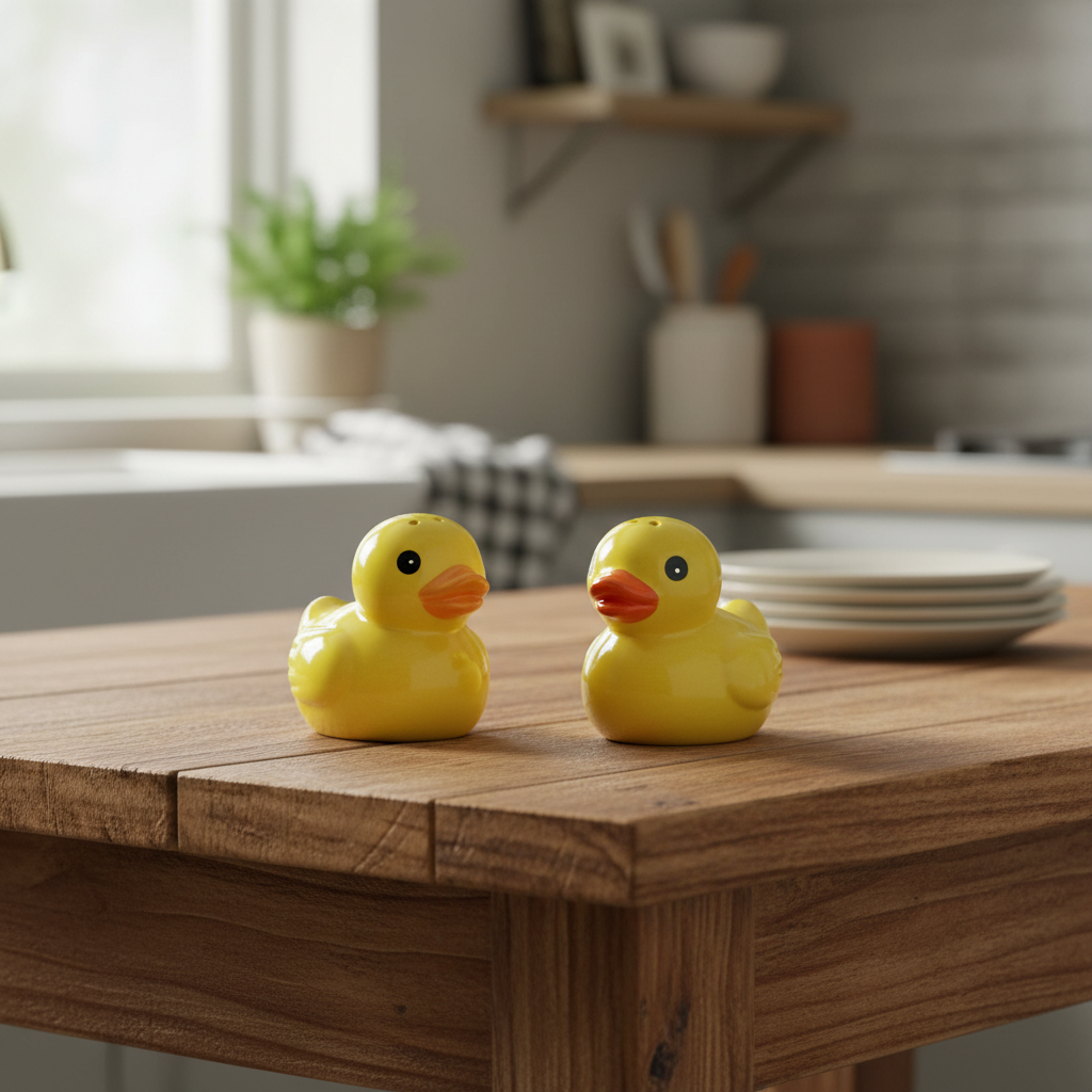Salière et poivrière Canards de bain – vue 4