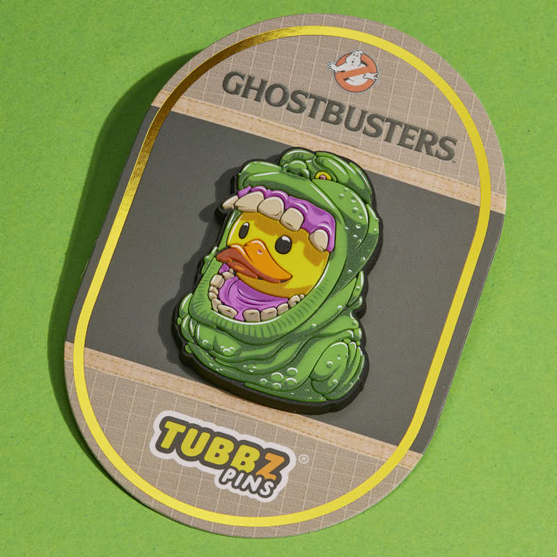 Pin's TUBBZ Ghostbusters – Slimer phosphorescent – visuel 2