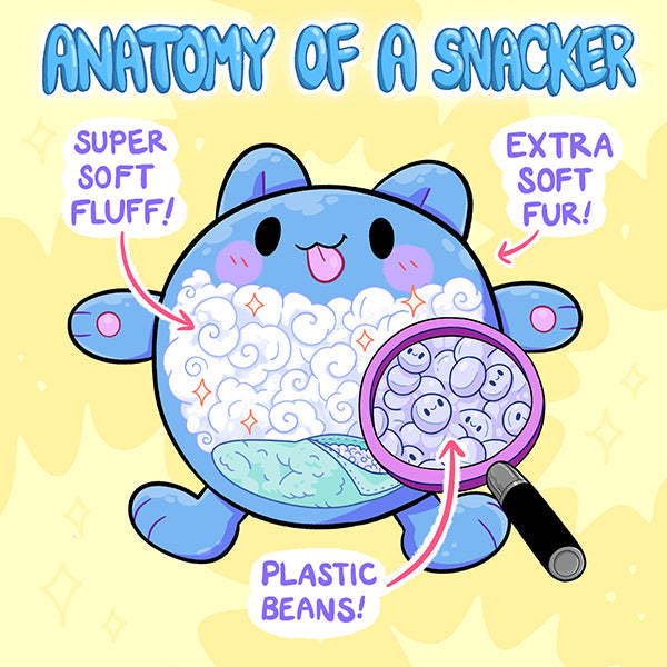 Pehmolelu Snacker Squishable – Avokado