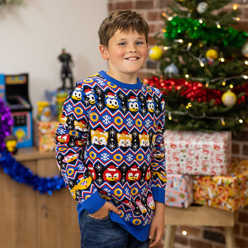 Pull de Noël Sonic