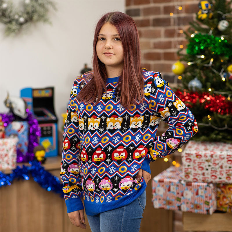 Pull de Noël Sonic