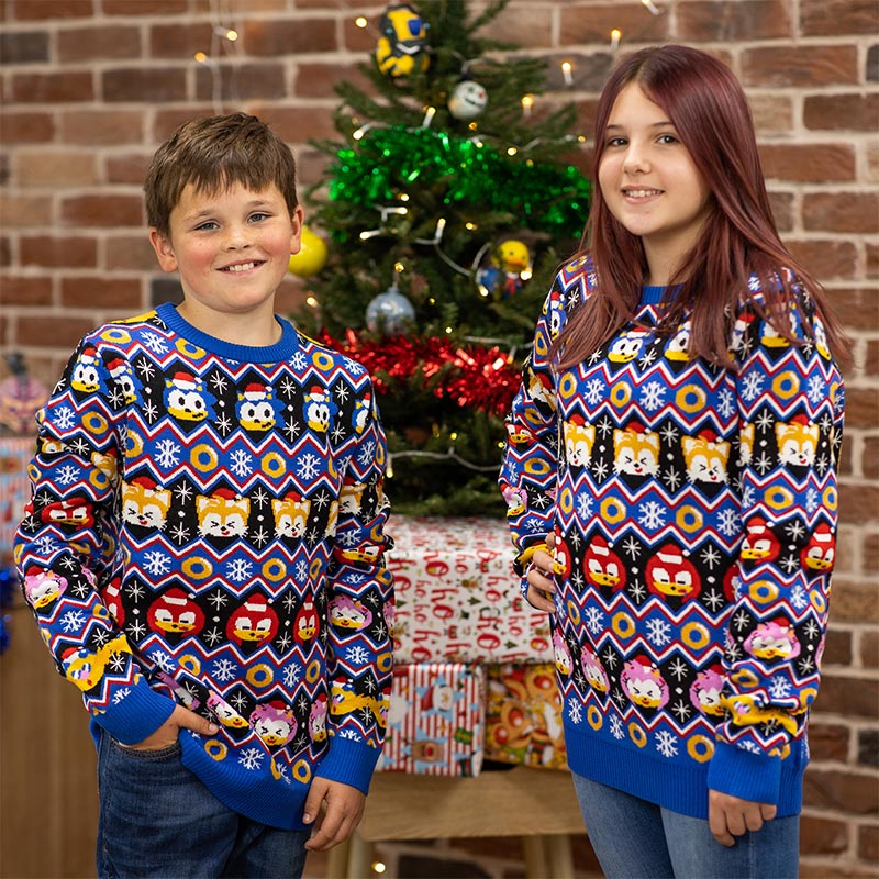 Pull de Noël Sonic