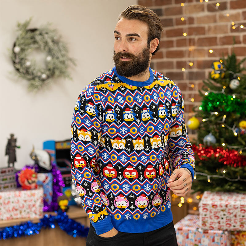 Pull de Noël Sonic