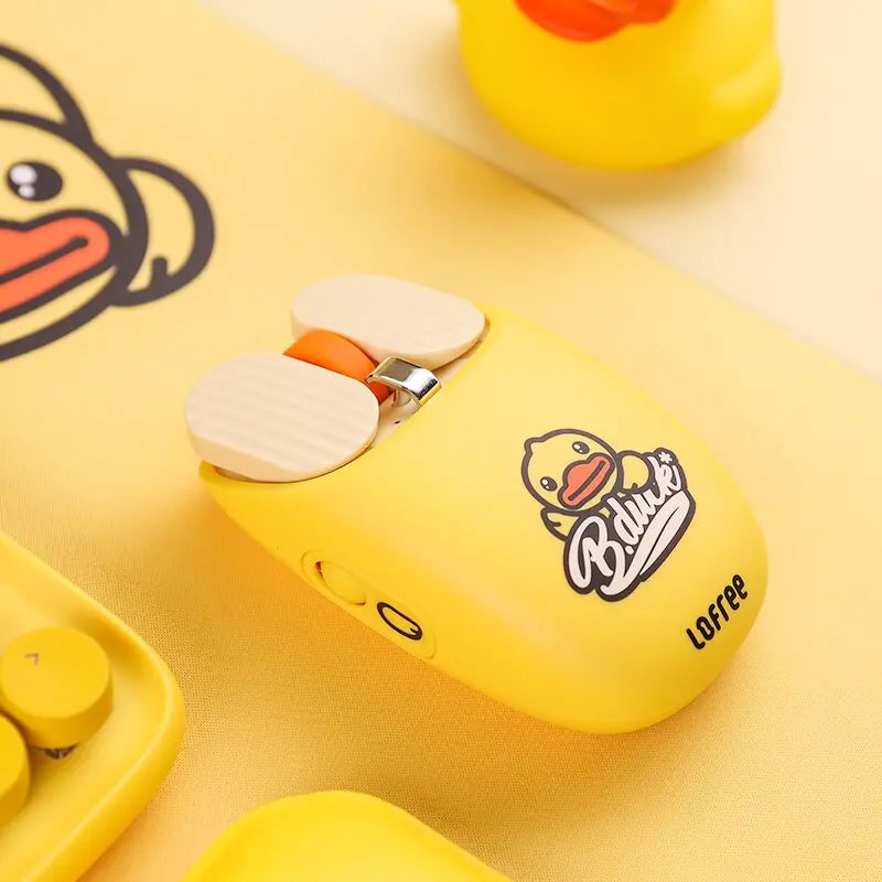 Souris sans fil Canard Jaune Lofree CoinCaillerie