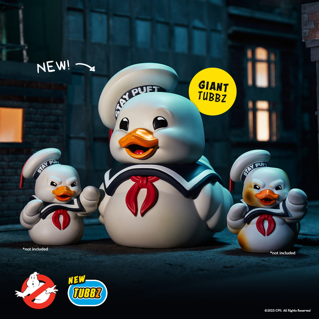 Canard Bibendum Chamallow géant XL Stay Puft Ghostbusters TUBBZ | Cosplaying Ducks Numskull