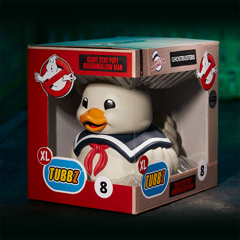 Canard Bibendum Chamallow géant XL Stay Puft Ghostbusters TUBBZ | Cosplaying Ducks Numskull