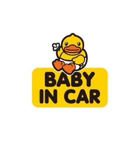 Autocollant de Voiture Canard Bébé à Bord B.Duck