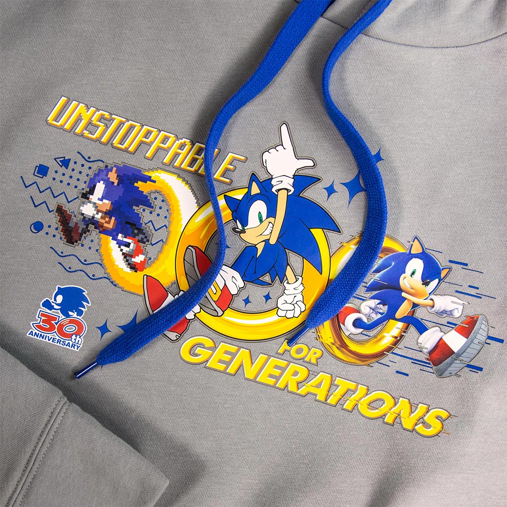 Sweat à Capuche Sonic le Hérisson - 30ème Anniversaire