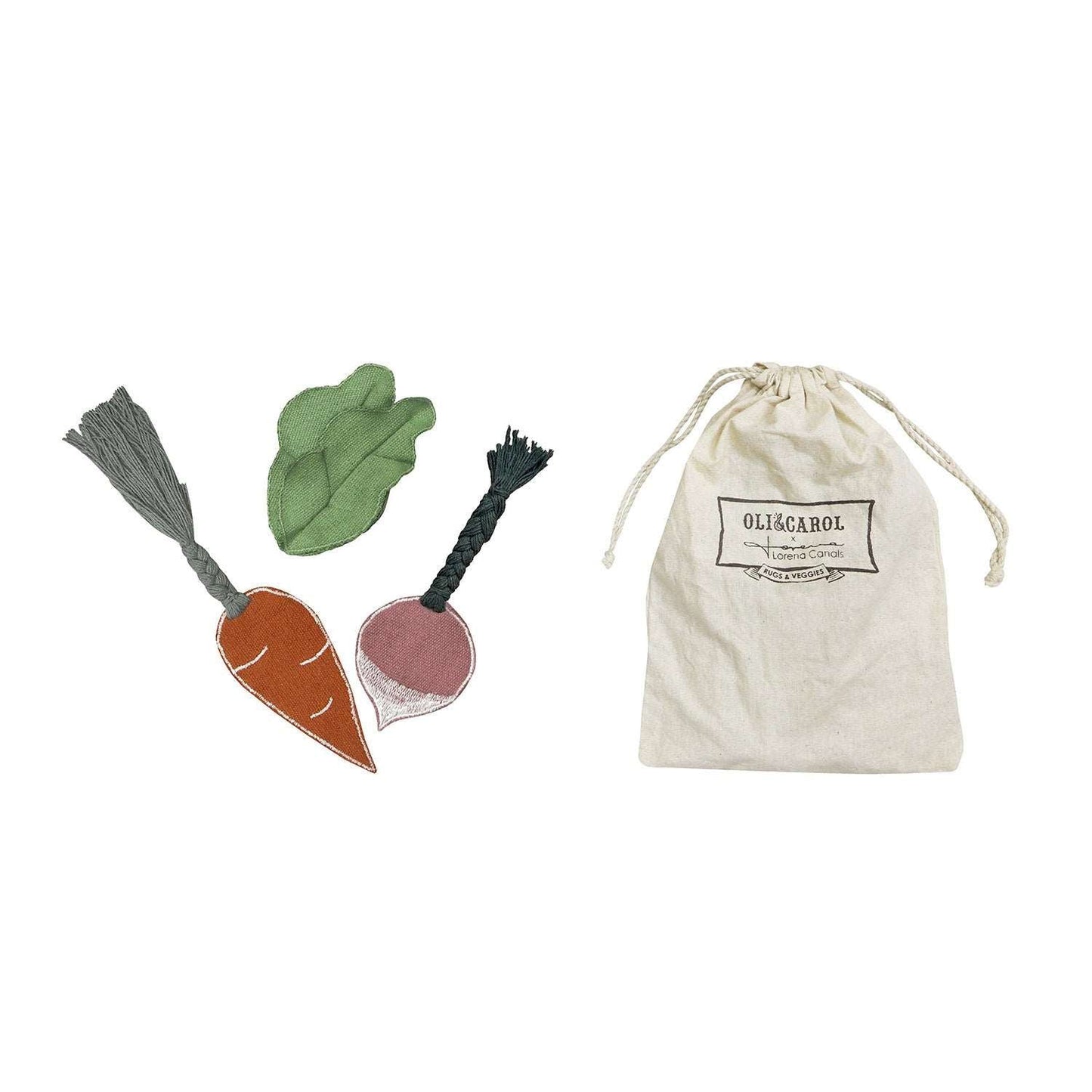 Potager Veggie – Tapis lavable enfant – Oli&Carol x Lorena Canals – vue produit 3