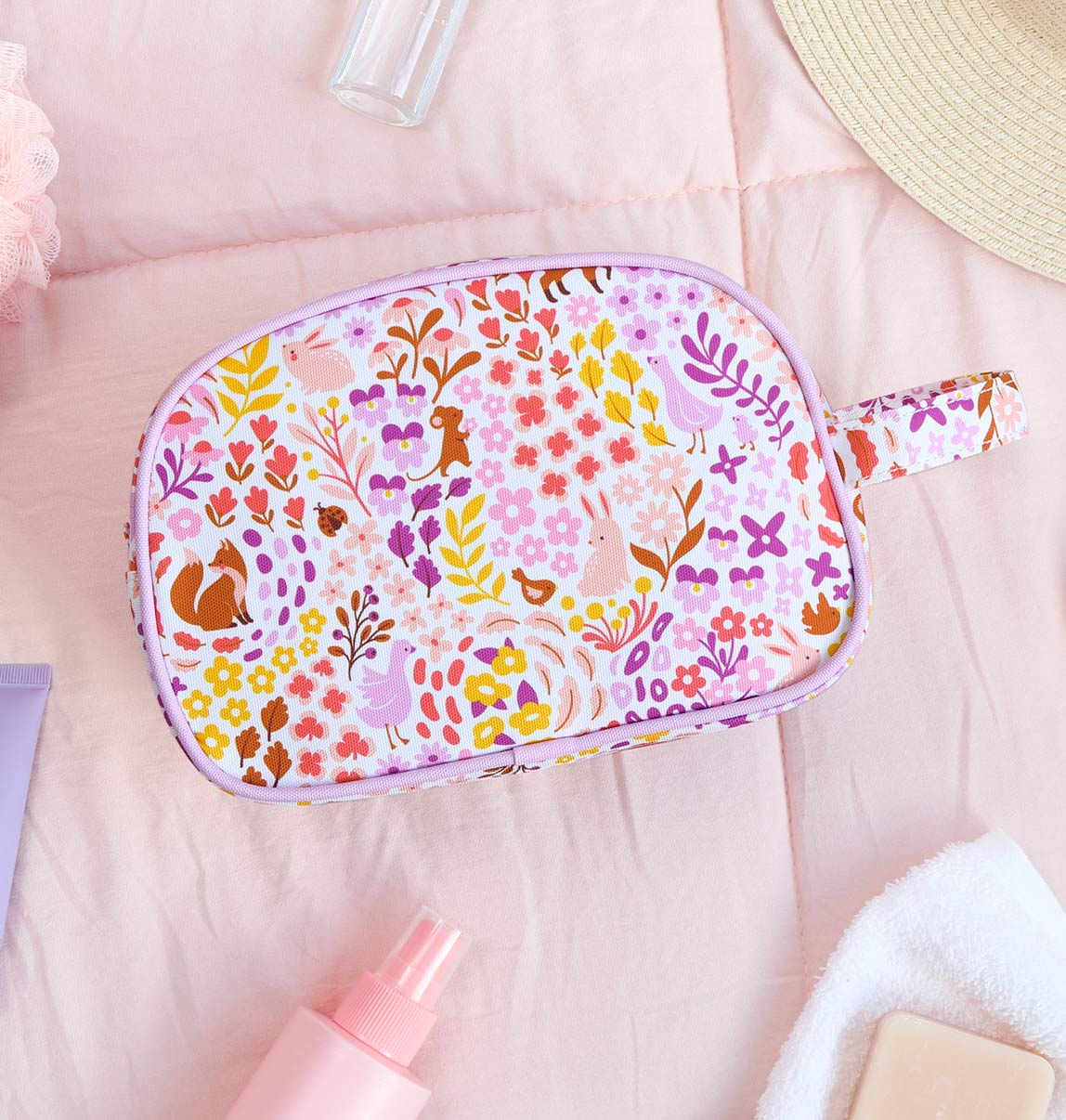 Trousse de toilette enfant - Jardin fleuri – vue 7 – A Little Lovely Company