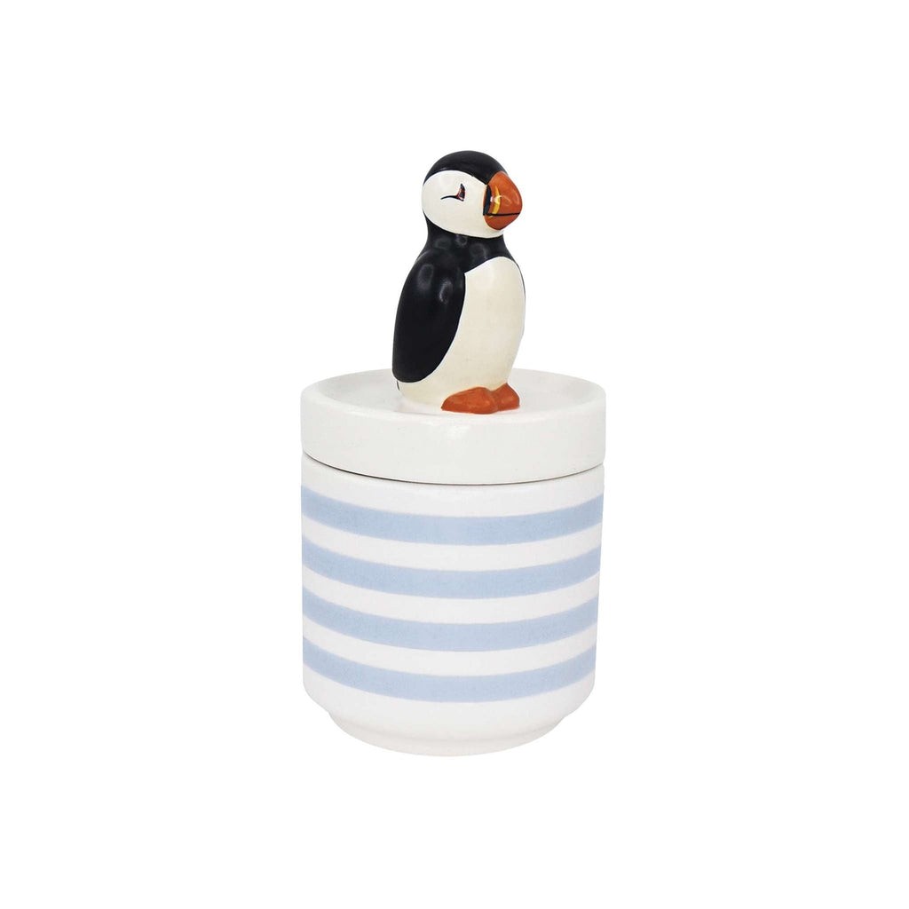 Boîte à bijoux en céramique Macareux RSPB