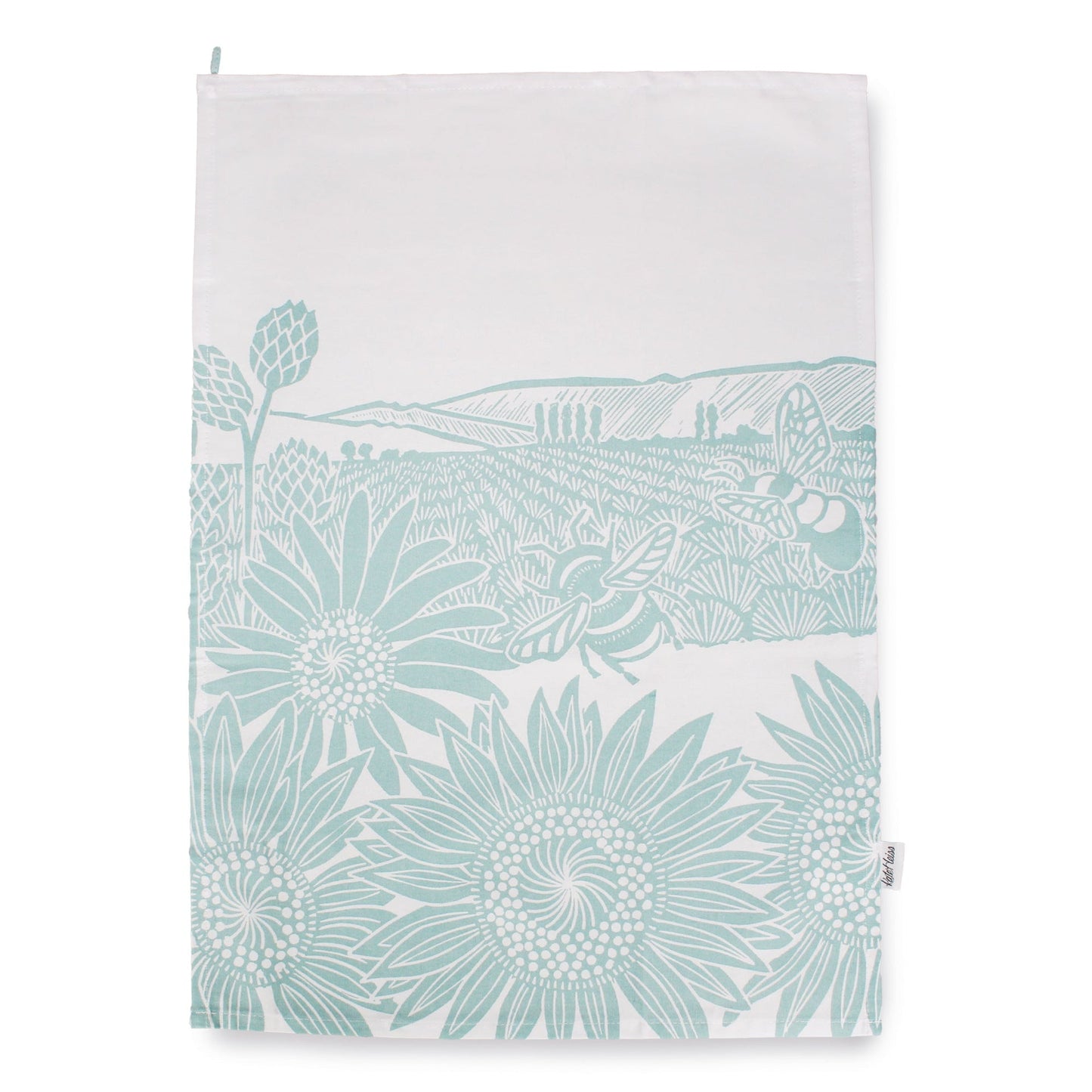 Torchon Kate Heiss Powder bleu