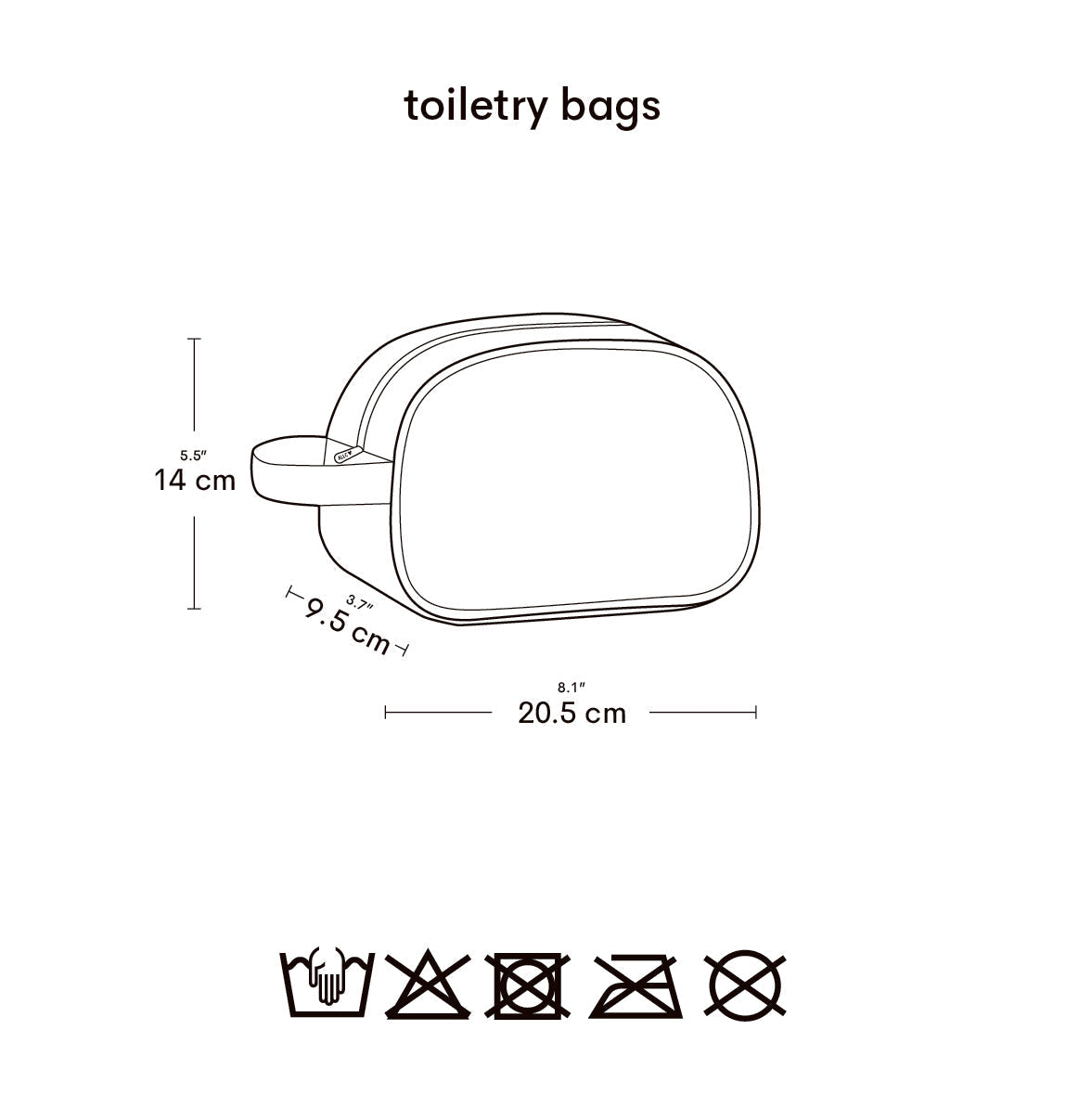 Trousse de toilette enfant - Jardin fleuri – vue 8 – A Little Lovely Company