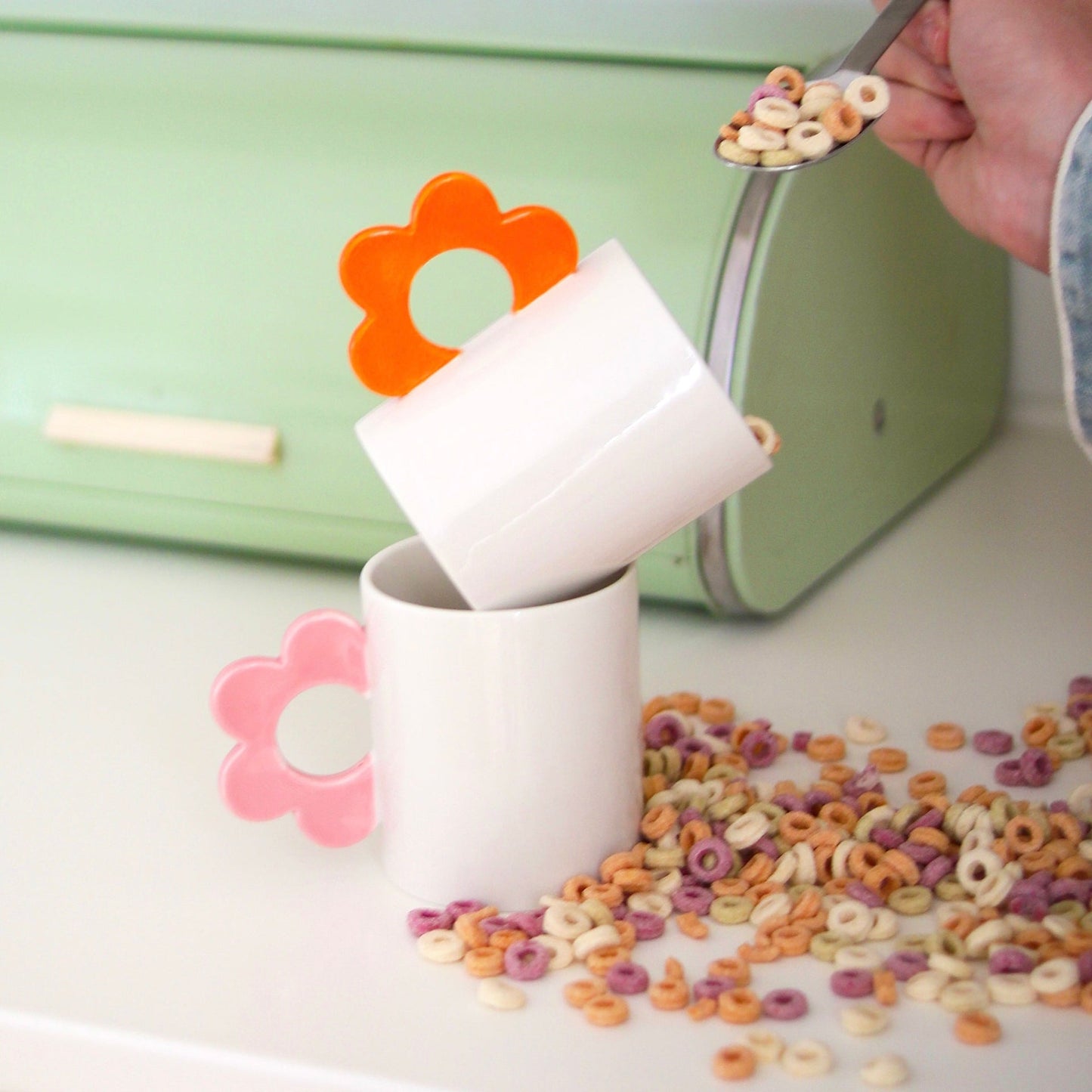 Mug Flower orange