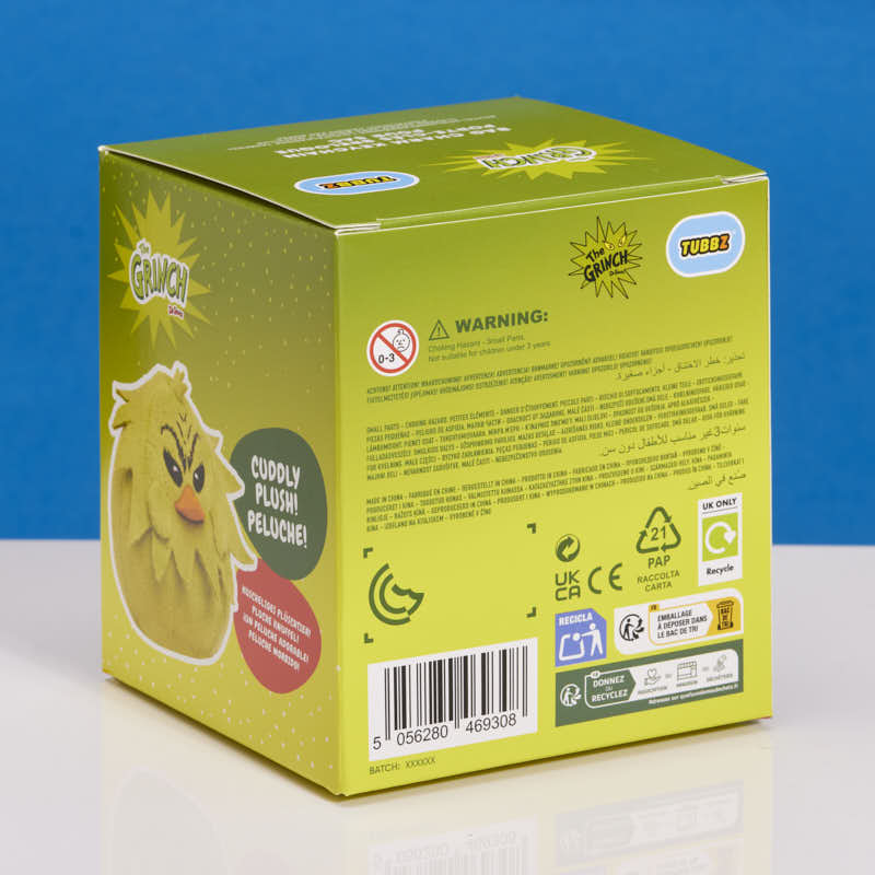 Porte-clés peluche TUBBZ Le Grinch - PRÉCOMMANDE*