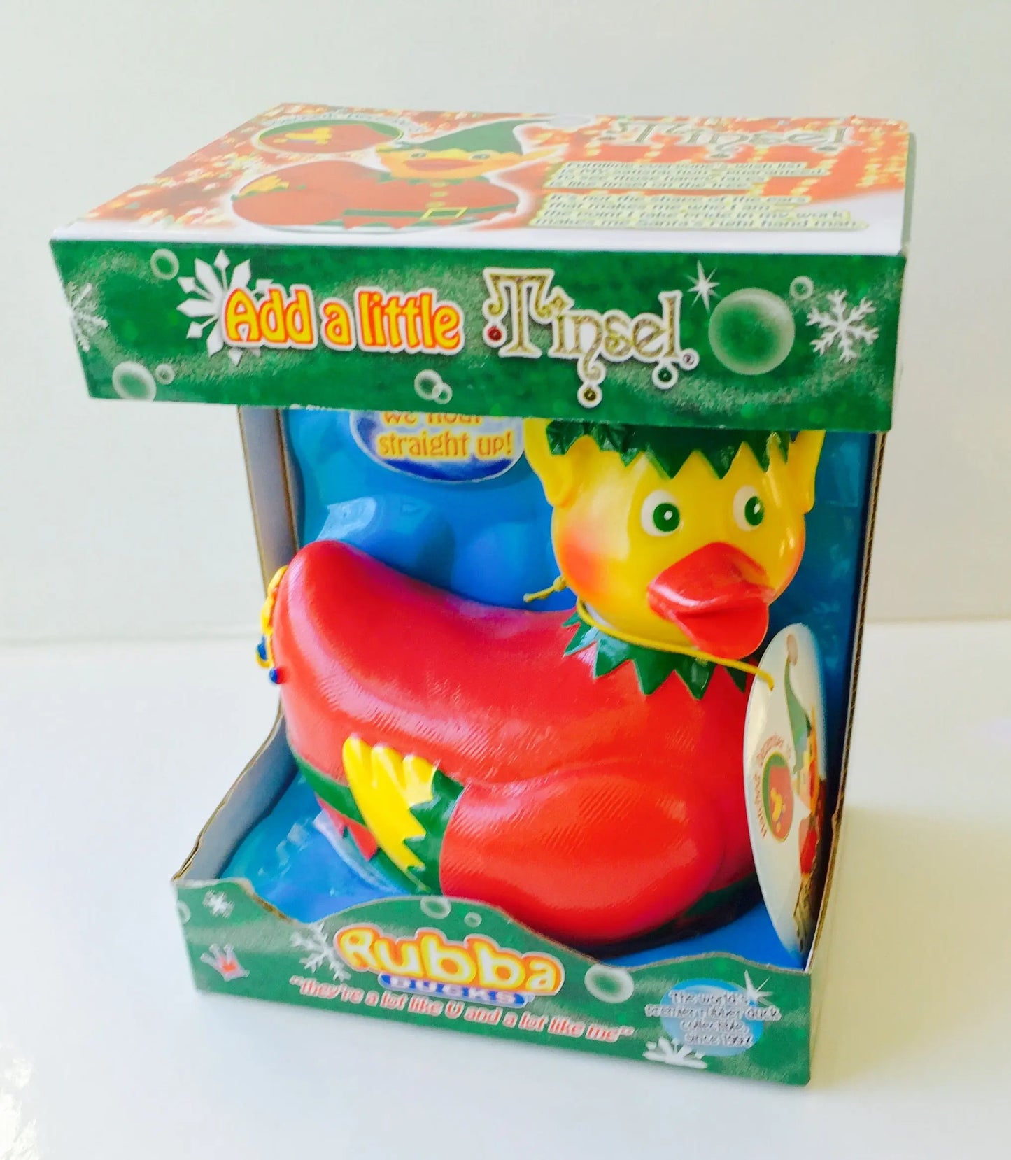 Canard Lutin de Noël Rubba Ducks CoinCaillerie