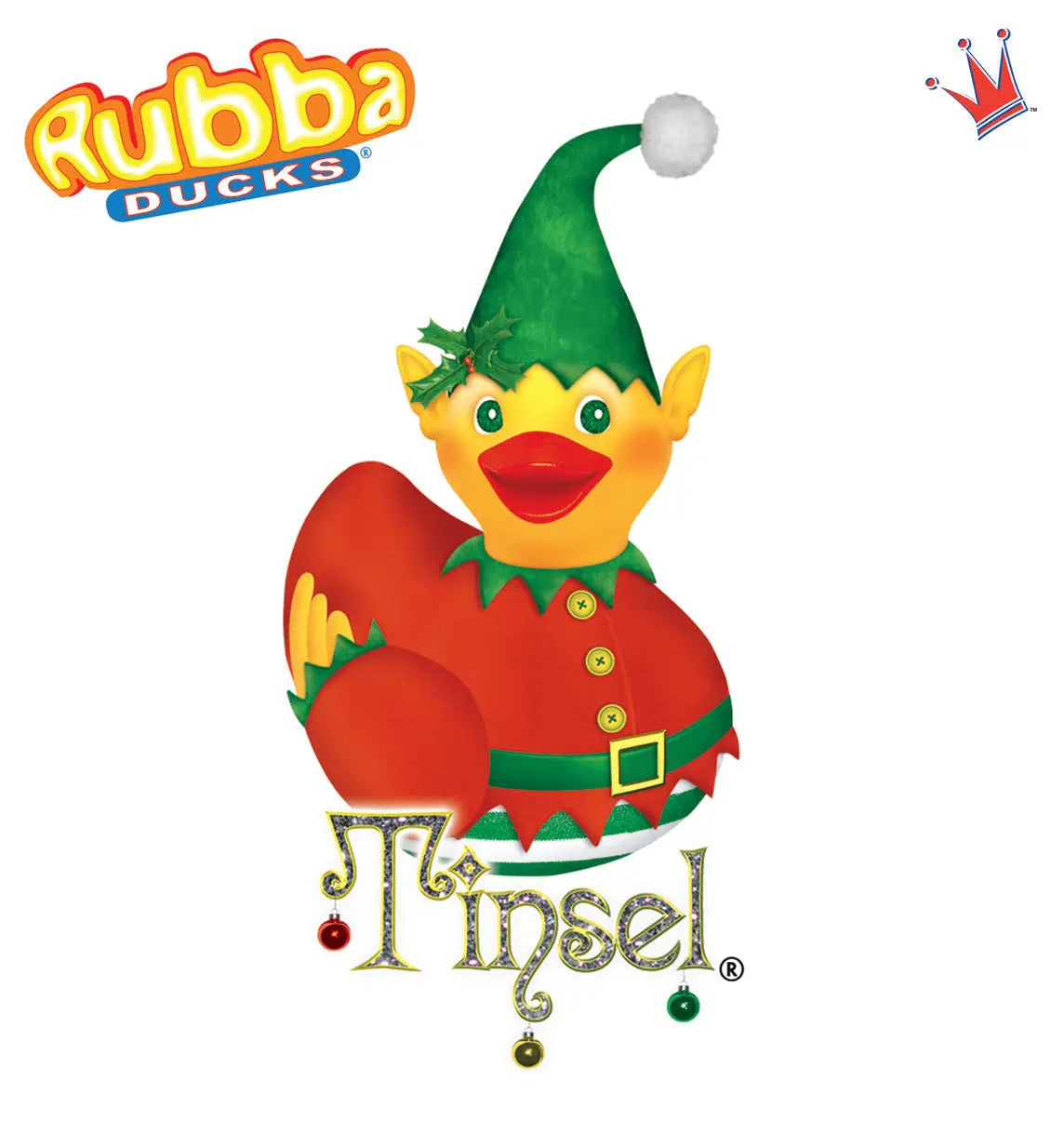 Canard Lutin de Noël Rubba Ducks CoinCaillerie