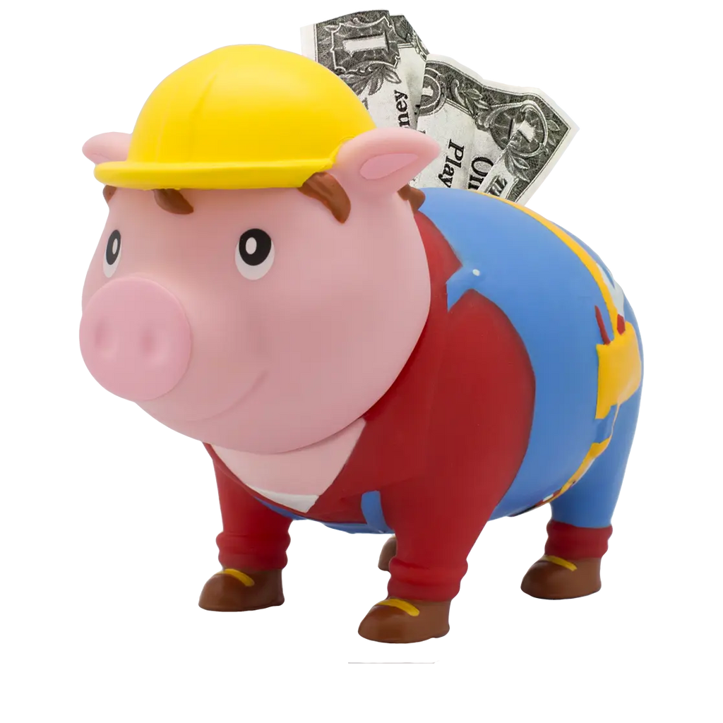 cochon bricoleur lilalu #9017 