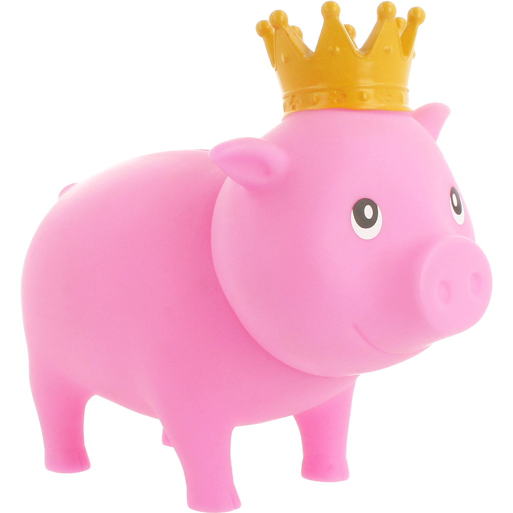 Cochon Rose Couronne
