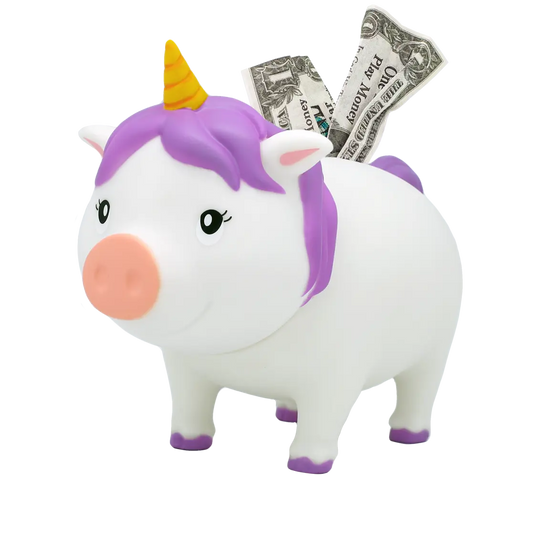 Cochon Licorne Blanche Lilalu  CoinCaillerie