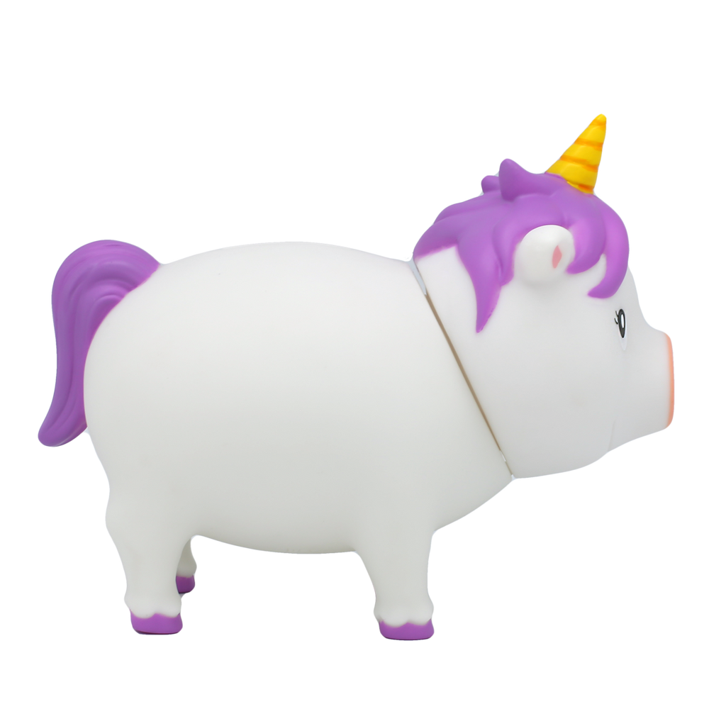Porco Unicórnio Branco