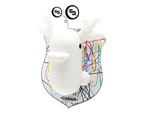 Bílá kachní stěna prasátko