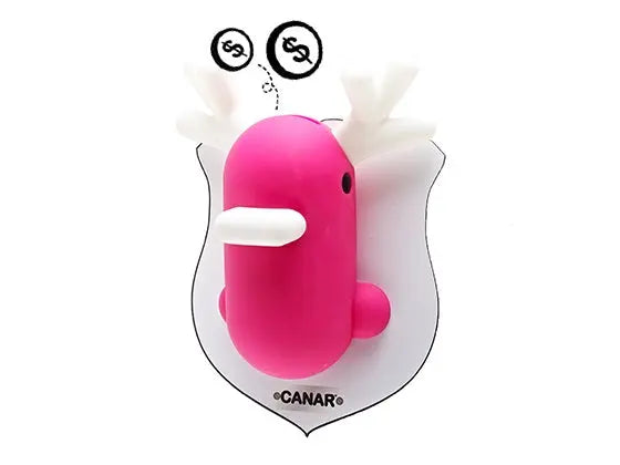 tirelire murale canard rose canar 