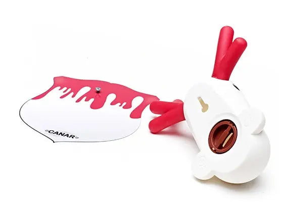 tirelire murale canard blanc et rouge canar 