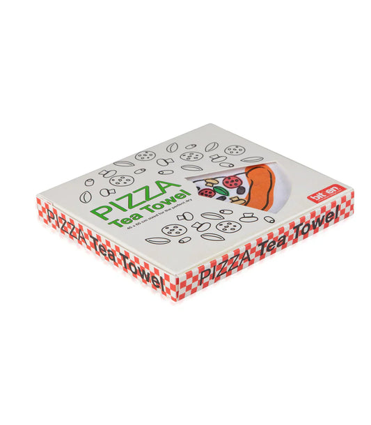 Torchon Pizza Bitten – Objet déco original