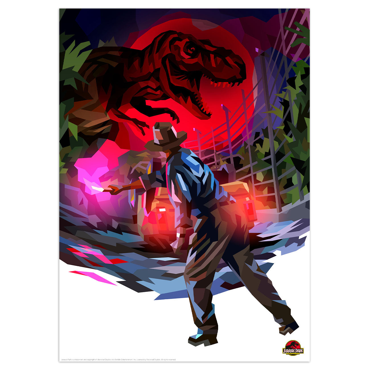 Affiche collector Jurassic Park