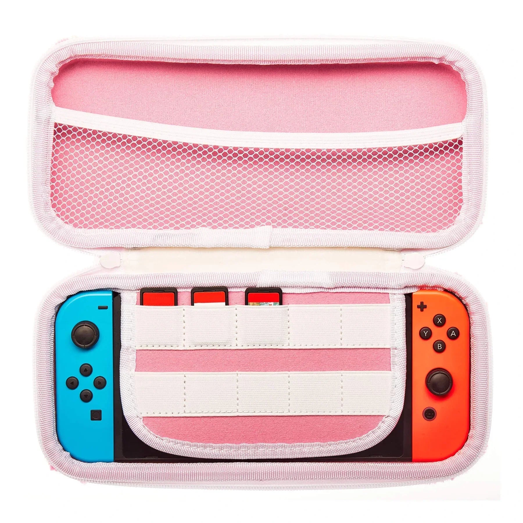 numskull nintendo switch unicorn pink fluffy carry case 