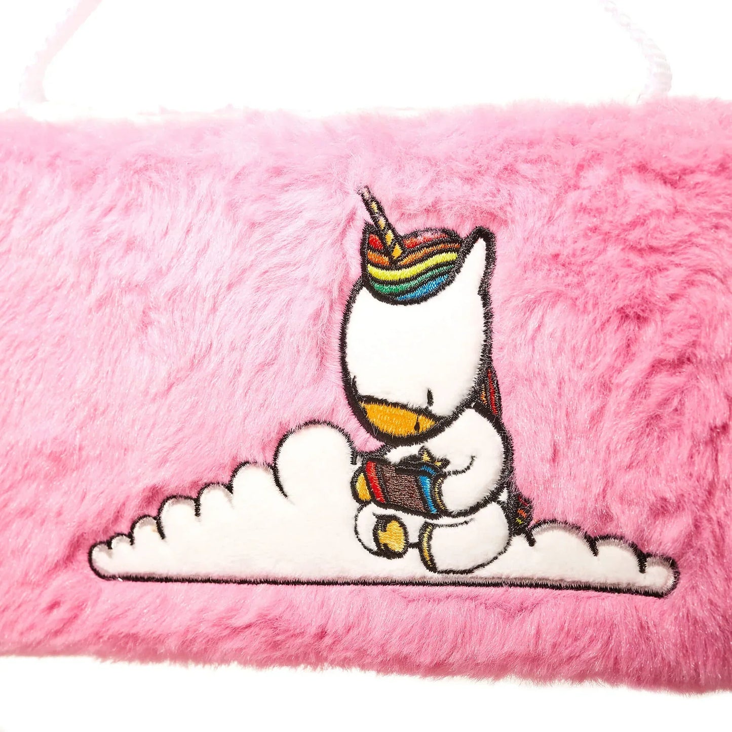 numskull nintendo switch unicorn pink fluffy carry case 