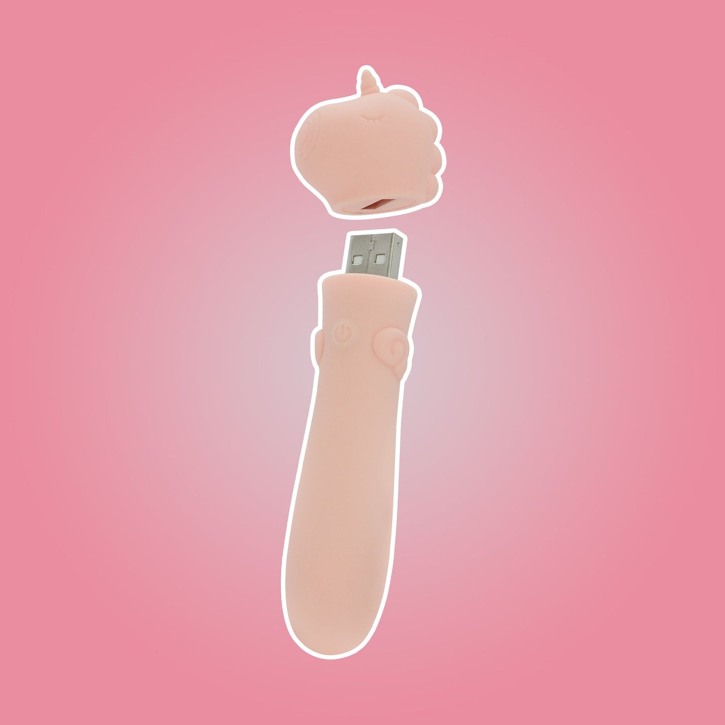 Heart Throb USB Bullet Vibrator