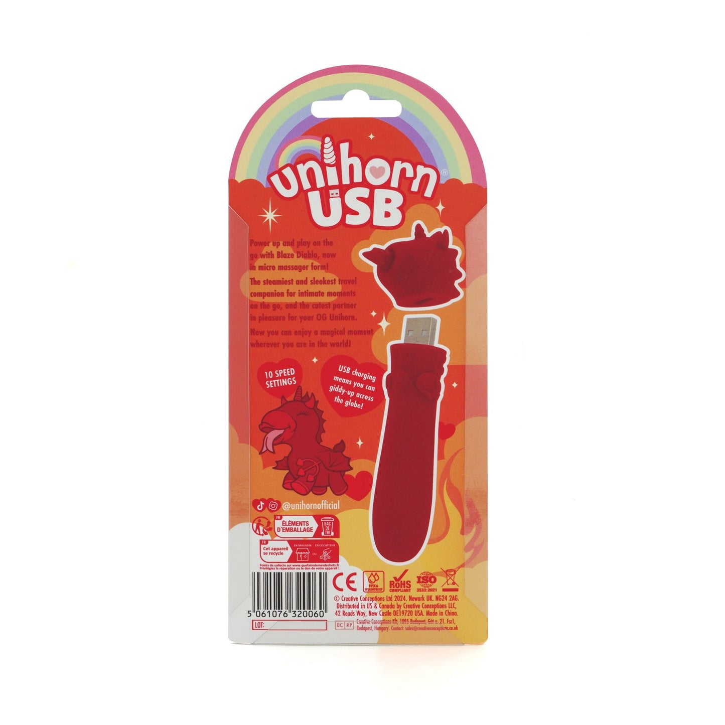 Blaze Diablo USB Bullet Vibrator