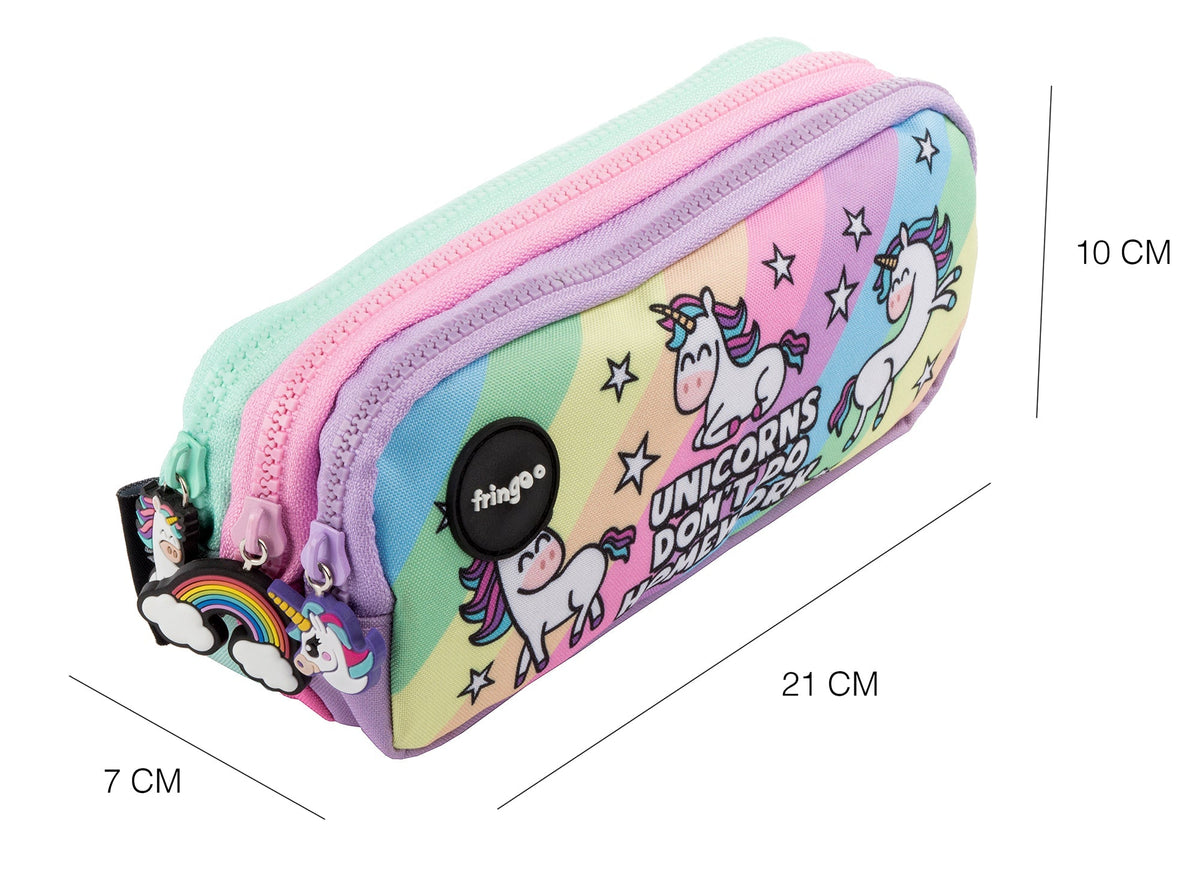 Trousse scolaire – licorne & Homework