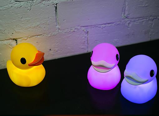 veilleuse canard rose dhink 