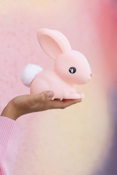 veilleuse lapin rose dhink 