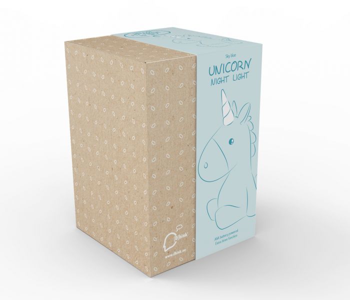 veilleuse licorne bleue dhink 