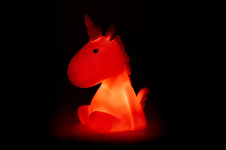 veilleuse licorne verte dhink 