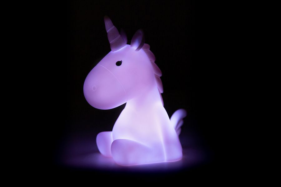 veilleuse licorne rose dhink 