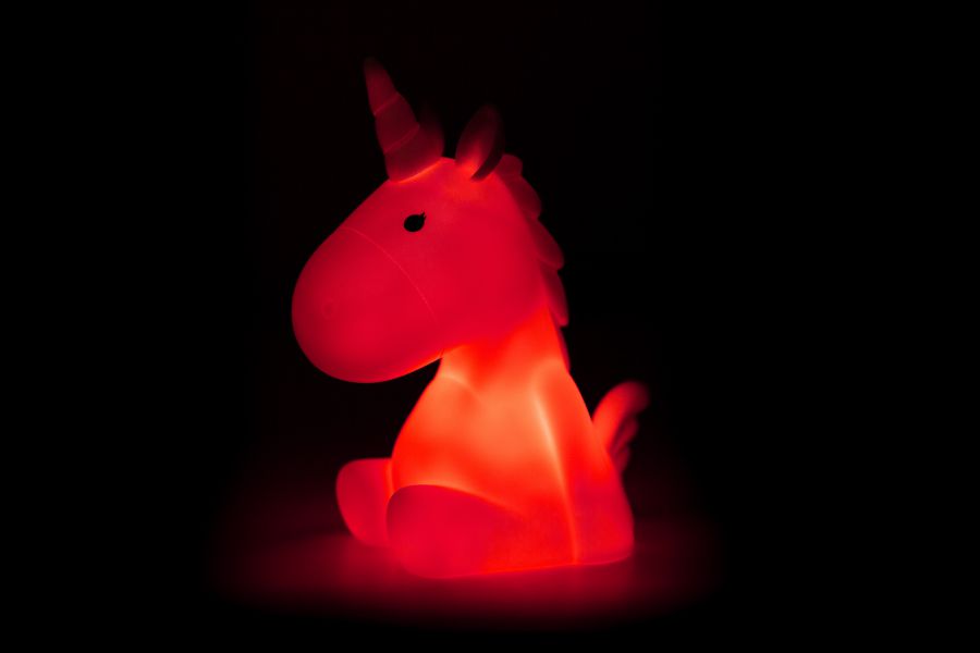 veilleuse licorne jaune dhink 