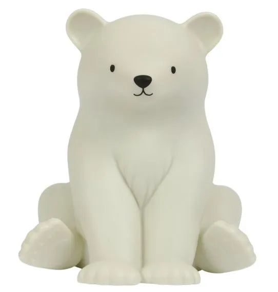 veilleuse ours blanc a little lovely company NLPBWH02 